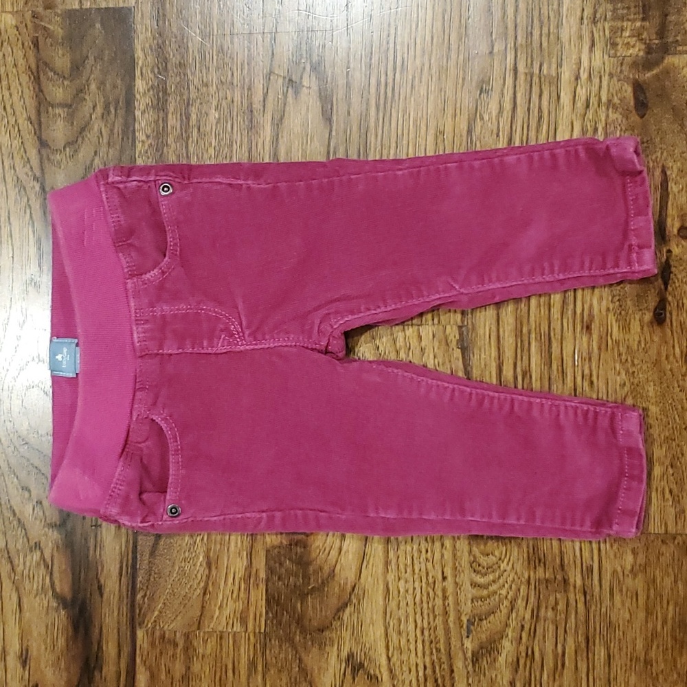 Girls Baby Gap pink corduroy jeans size 6-12M